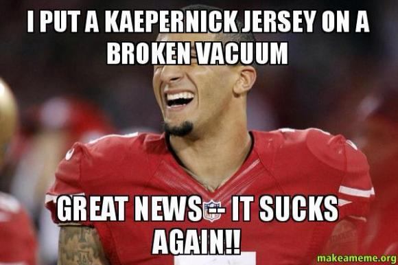 Kaepernick has been benched. Now the bench can't pass either.