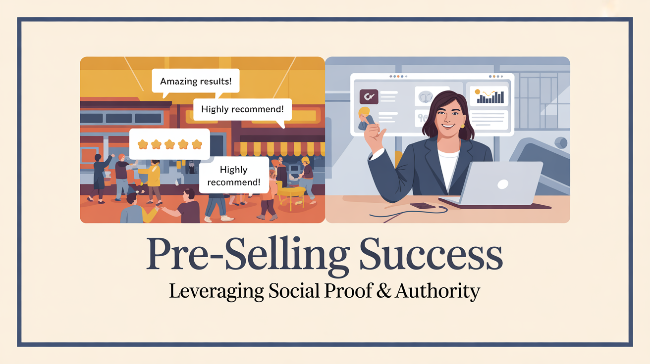 Pre-Selling Success Using Social Proof and Authority