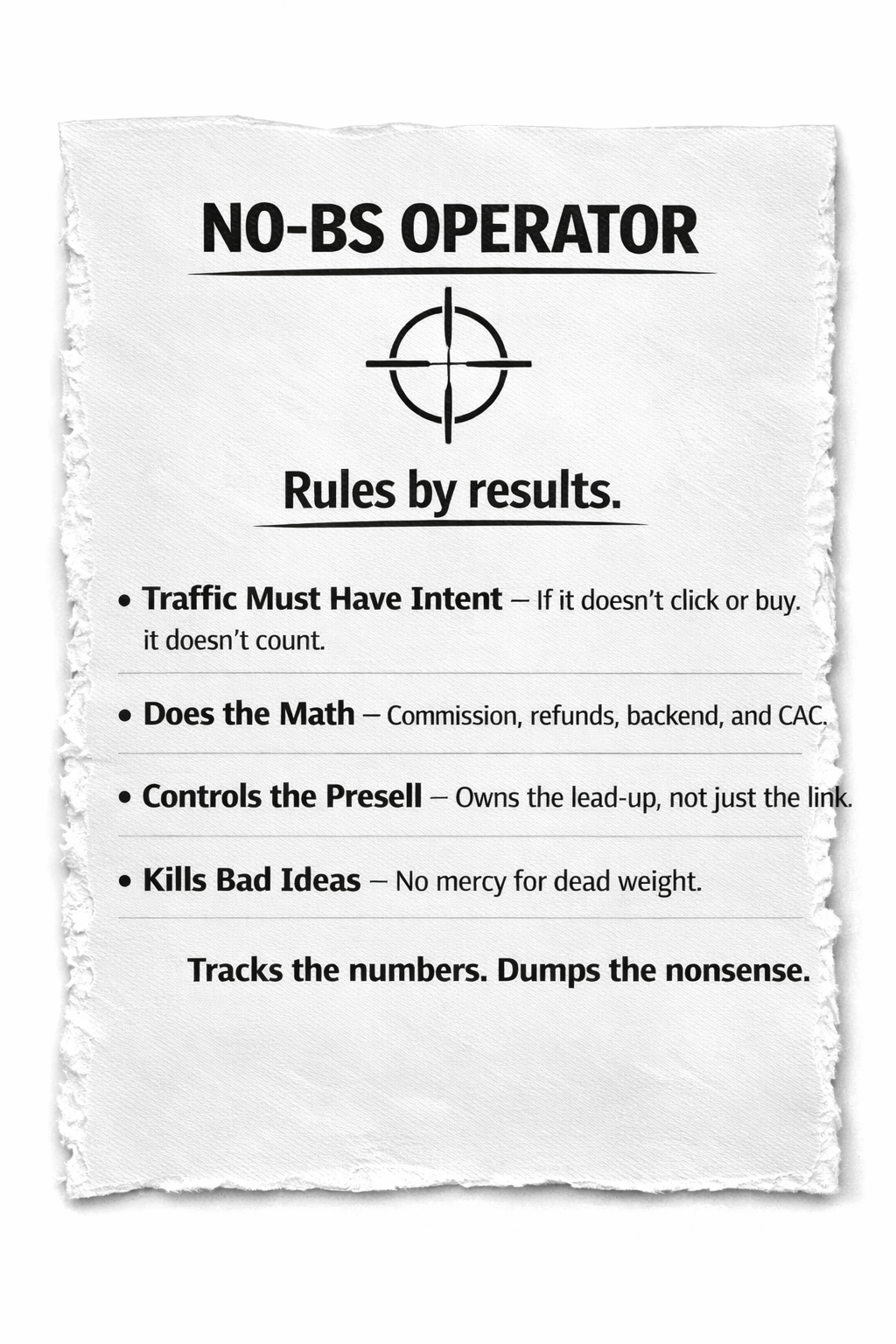 No-BS Operator Authority Style